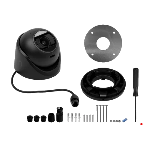 Ubiquiti UI Negro MiniDomo 8MP AI 2,36x 1-1000 IP66 IK04 CamaraIP IR40 req-PoE+ | UVC-PRO-TURRET-B