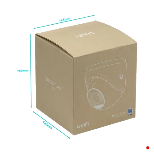 Ubiquiti UI Negro MiniDomo 8MP AI 2,36x 1-1000 IP66 IK04 CamaraIP IR40 req-PoE+ | UVC-PRO-TURRET-B