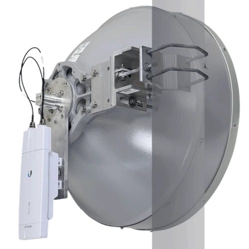 UHP-37. ALGCOM ISO+RAD 11GHz 0,6m 37dBi 10,0-11,7GHz 3º 2x2 2-RPSMA-H Antena
